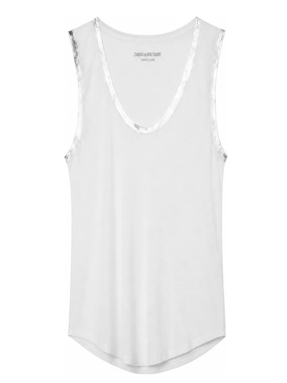 Zadig & Voltaire Tam Foil Tank Top